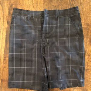 Tailored board short/Waist 32/Black/Grey